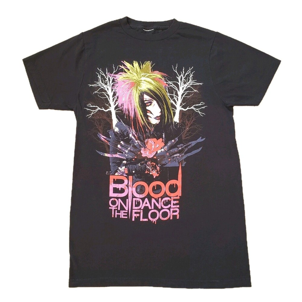 2013 Blood On The Dance Floor XS Unisex Double Side Black Hot Topic T-Shirt Claw